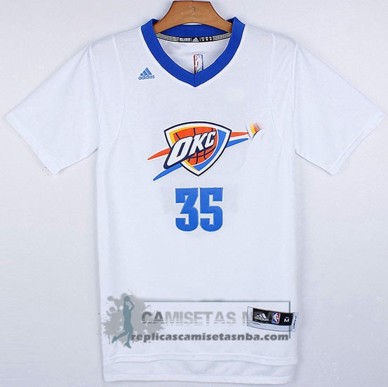 Camiseta Manga Corta Thunder Durant Blanco